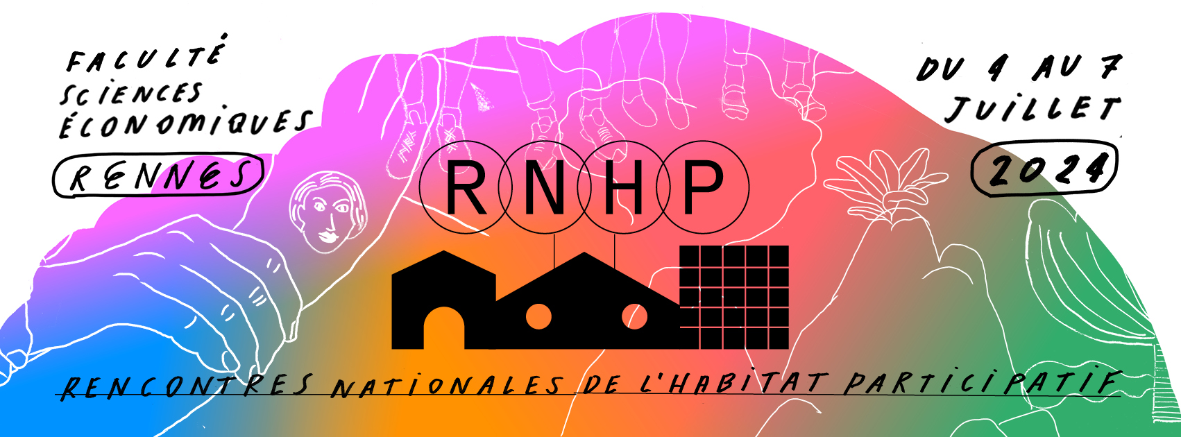 4 – 7 Juillet à Rennes : Les Rencontres Nationales de l’Habitat Participatif autour de l’agir en commun et des transitions par l’habitat.