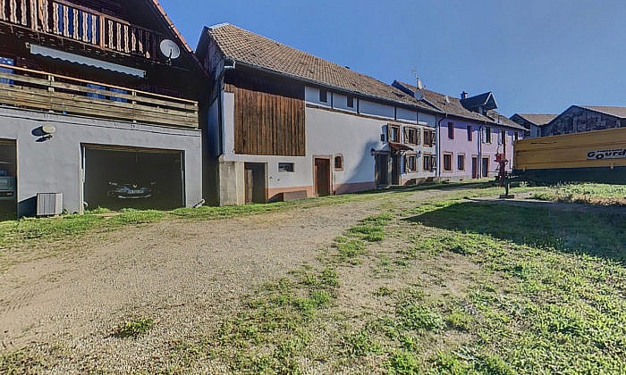 Ste-Croix-Aux-Mines-Vosges – Ferme à vendre adaptée pour projet d’écolieu mixte habitat/activités